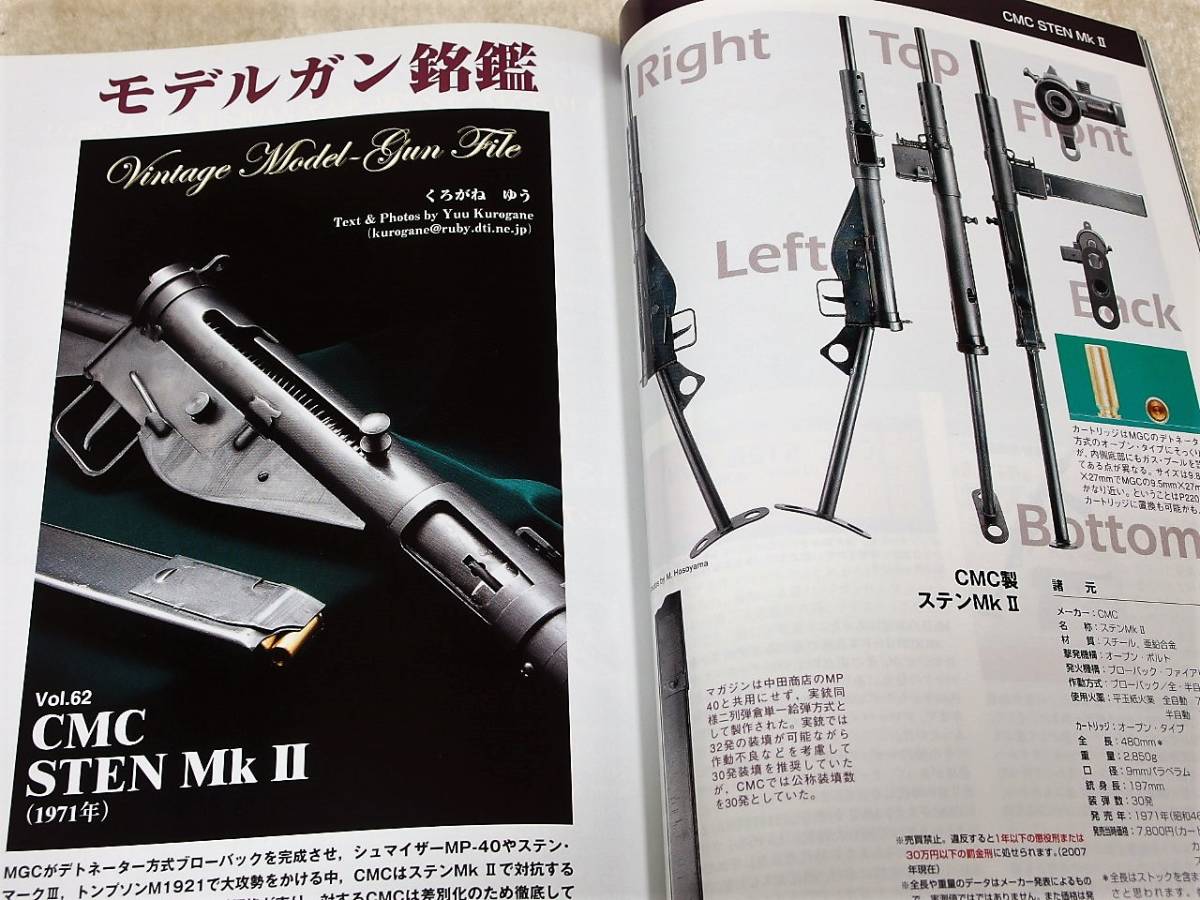 2007年11月号 APS 98k AR10 ステン SAA　GUN誌 _画像1