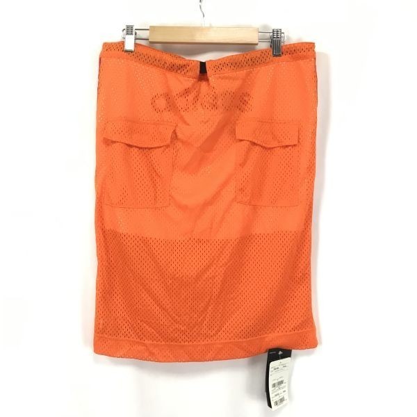 タグ付き新古品★adidas★ベルトイン/2枚仕立て/メッシュスカート【size -S/オレンジ/orange】Skirts◆BH37の画像2