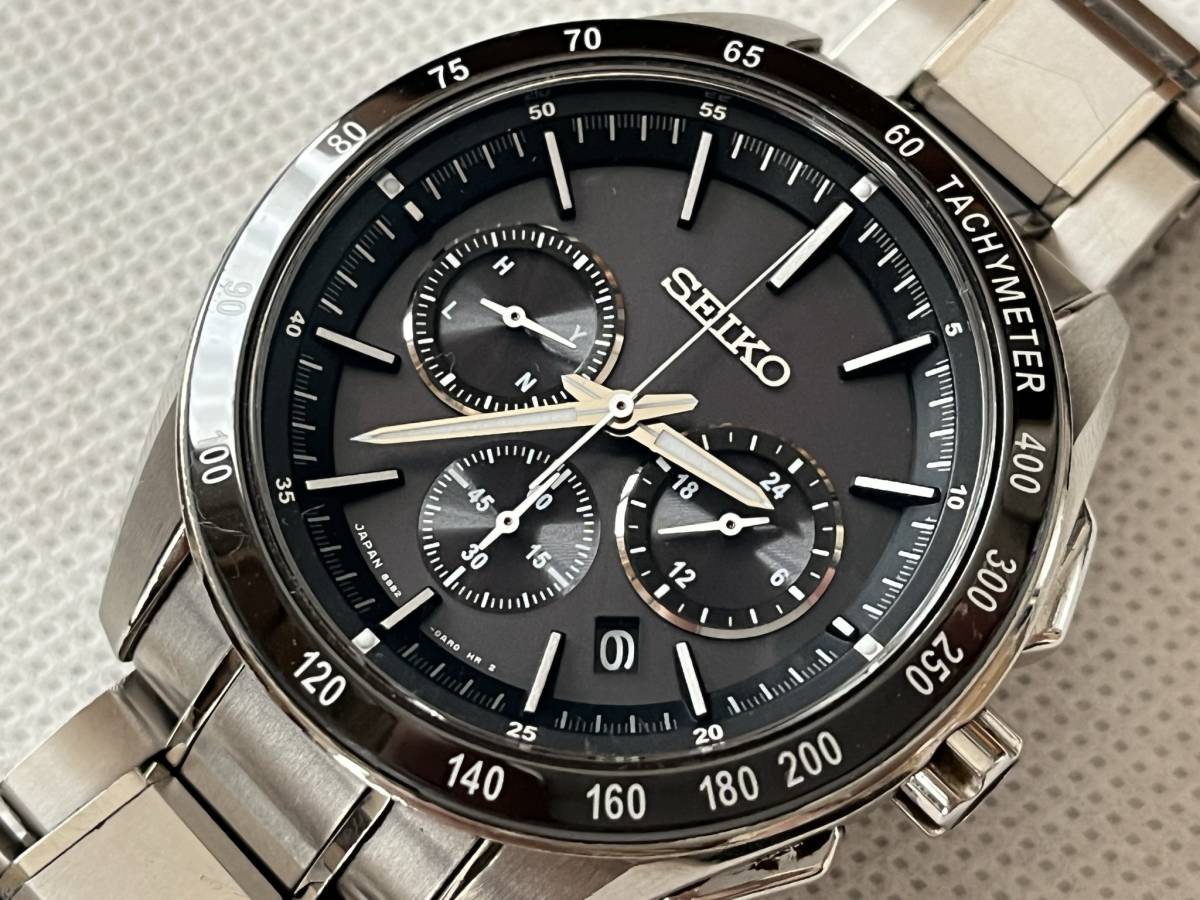 美品 SEIKO セイコー BRIGHTZ ブライツ 腕時計 メンズ SAGA171 黒文字