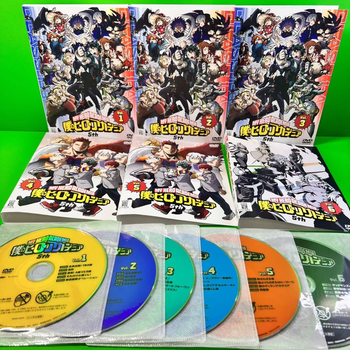 僕のヒーローアカデミア DVD まとめ 5th 全6巻＋6th 全2巻｜PayPayフリマ
