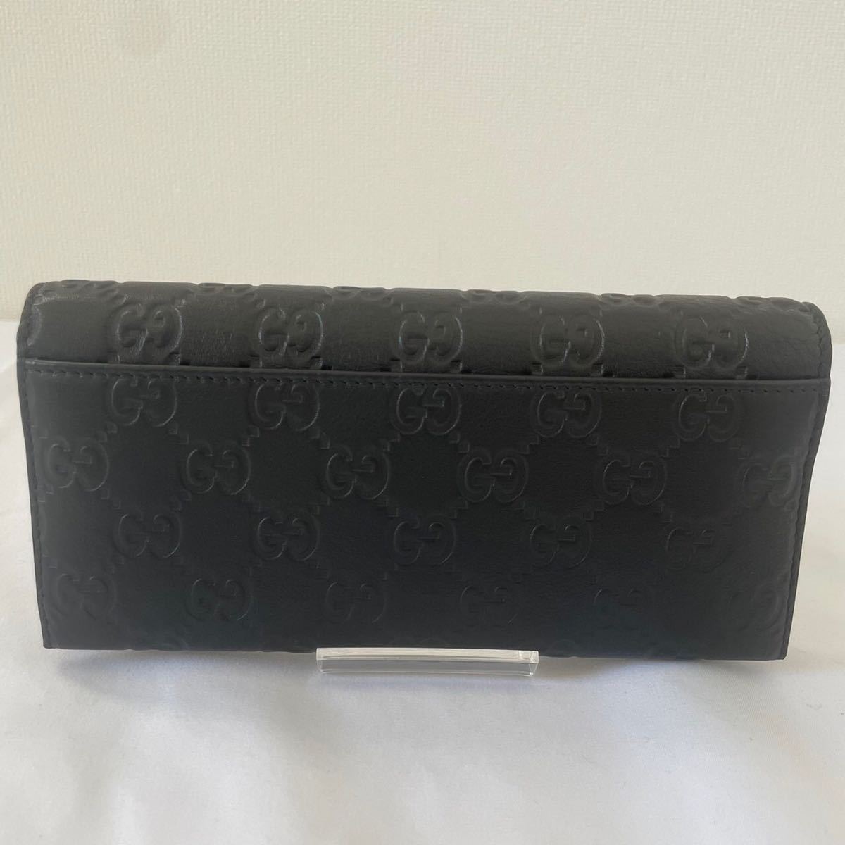 未使用】GUCCI 長財布 シマ GG柄 233154 箱付きグッチ長財布