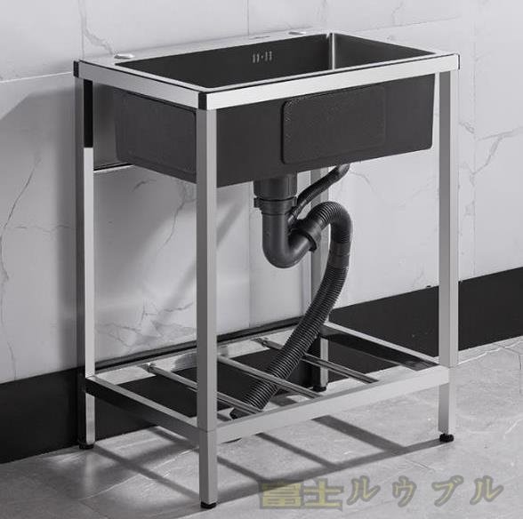 【★超目玉】 実用☆ シンク☆ステンレス製流し台 台所 1槽シンク 食器洗いシンク 業務用 家庭用 食器洗い器 冷熱蛇口/スタンド付き 流し台、シンク 【★超目玉】 実用☆ シンク☆ステンレス製流し台 台所 1槽シンク 食器洗いシンク 業務用 家庭用 食器洗い器 冷熱蛇口/スタンド付き 流し台、シンク