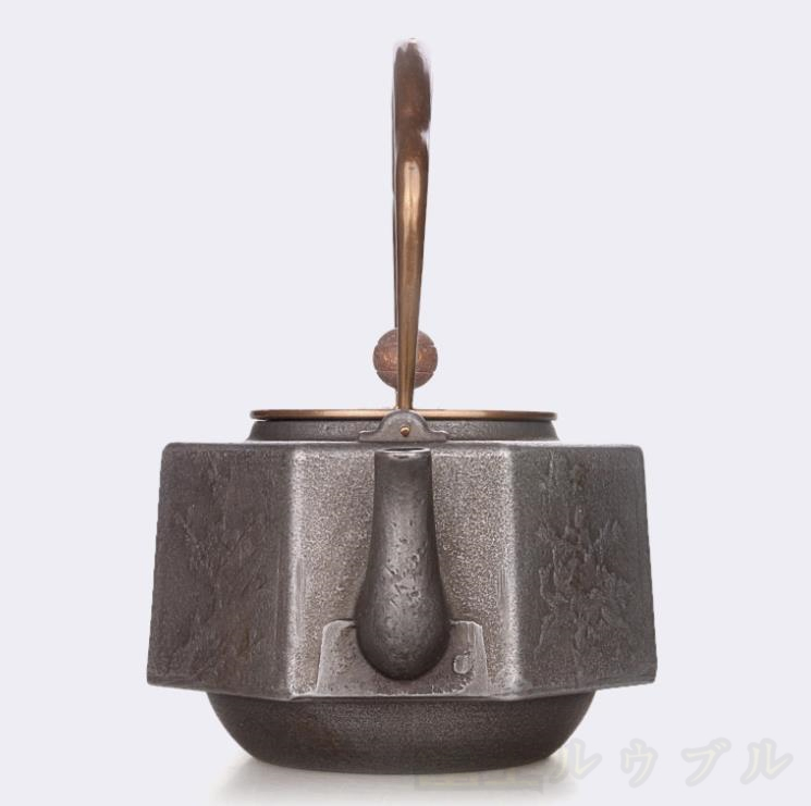極美品★ 鉄瓶 急須 茶器 茶道具 鉄びん 提梁壷 鉄壺 茶壺 容量 1.2L