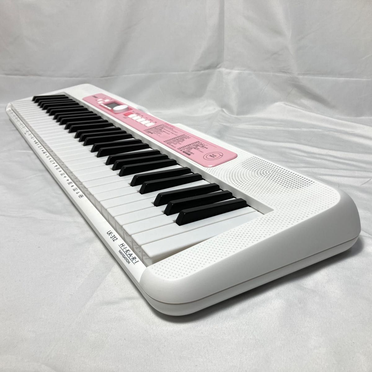 CASIO 61鍵盤 電子キーボード LK-312 光ナビゲーション - 器材