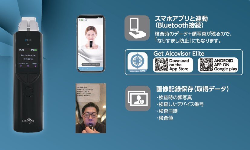アルコールチェッカー サブスク　初年度無料　BL-06 ブルースカイジャパン BSj Blue Sky Japan クラウドパック１年無料