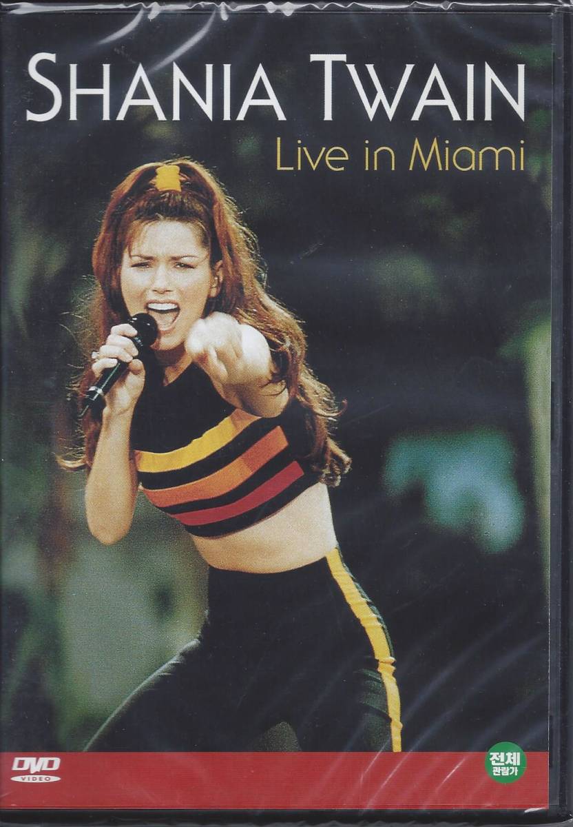 シャナイア・トゥエイン□Shania Twain/Live in Miami□DVD【輸入盤