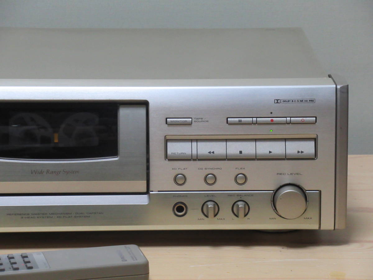 ◇PIONEER T-07S 3ヘッドカセットデッキ 動作保証品◇◇リモコン取説
