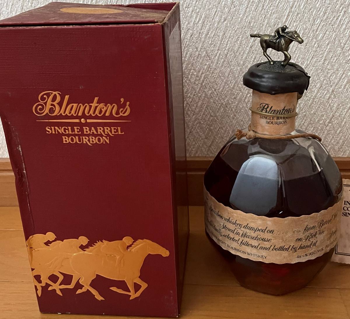 ☆1円スタート 未開栓 Blantons ブラントン シングルバレル バーボン