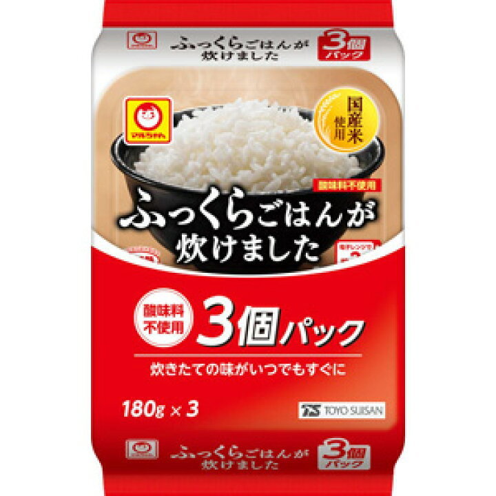 東洋水産　ふっくらごはんが炊けました　180g×3　10袋セット　計30食 送料無料_画像1