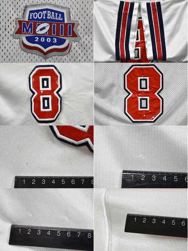 ビッグサイズ 212NYC 2003年 フットボールシャツ ユニフォーム ナンバリング ホワイト メンズ3XL相当(37374_画像4