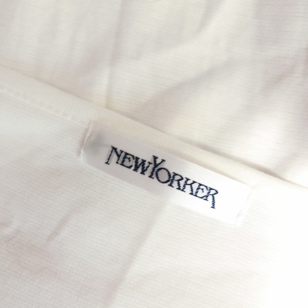 #anc ニューヨーカー NEWYORKER カットソー 15 白 フリル 大きいサイズ レディース [803145]_画像5
