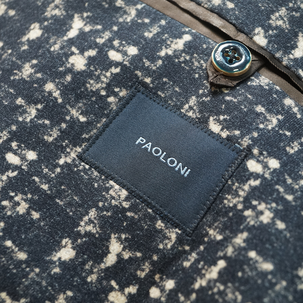 伸び伸びストレスフリー!□新品8.3万【PAOLONI】転写ギンガムチェック