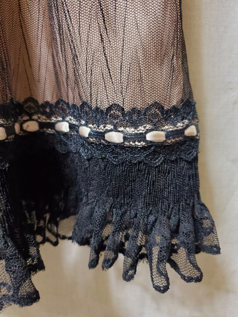 ANNA SUI キャミソール ノースリーブ フリル プリーツ ブラウス