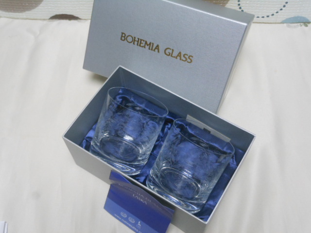 BOHEMIA ボヘミア ガラス チェコ製 ~ ぐるりと総エッティング