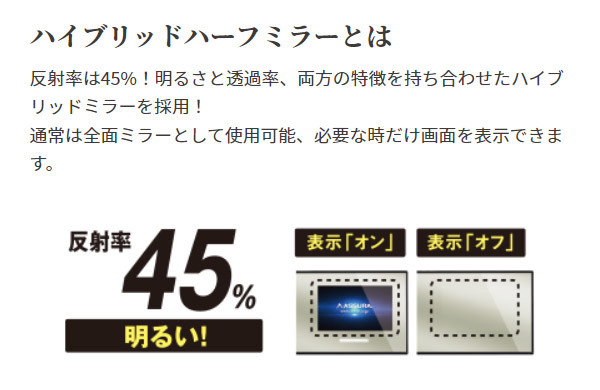 【取寄商品】セルスターAR-555+AL-02R+RO-123+RO-109ミラー型セーフティレーダー+後方用レーザー受信機＆直結配線DCコードセット_画像4