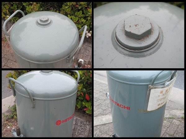 △A) 美品! HITACHI/日立工機 エアタンク サブタンク ST-95C 95L △A) 美品! HITACHI/日立工機 エアタンク サブタンク ST-95C 95L