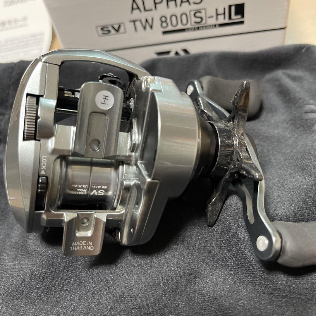 新品 ダイワ(DAIWA) バスベイトリール アルファス SＶ 【800S-HL】 左