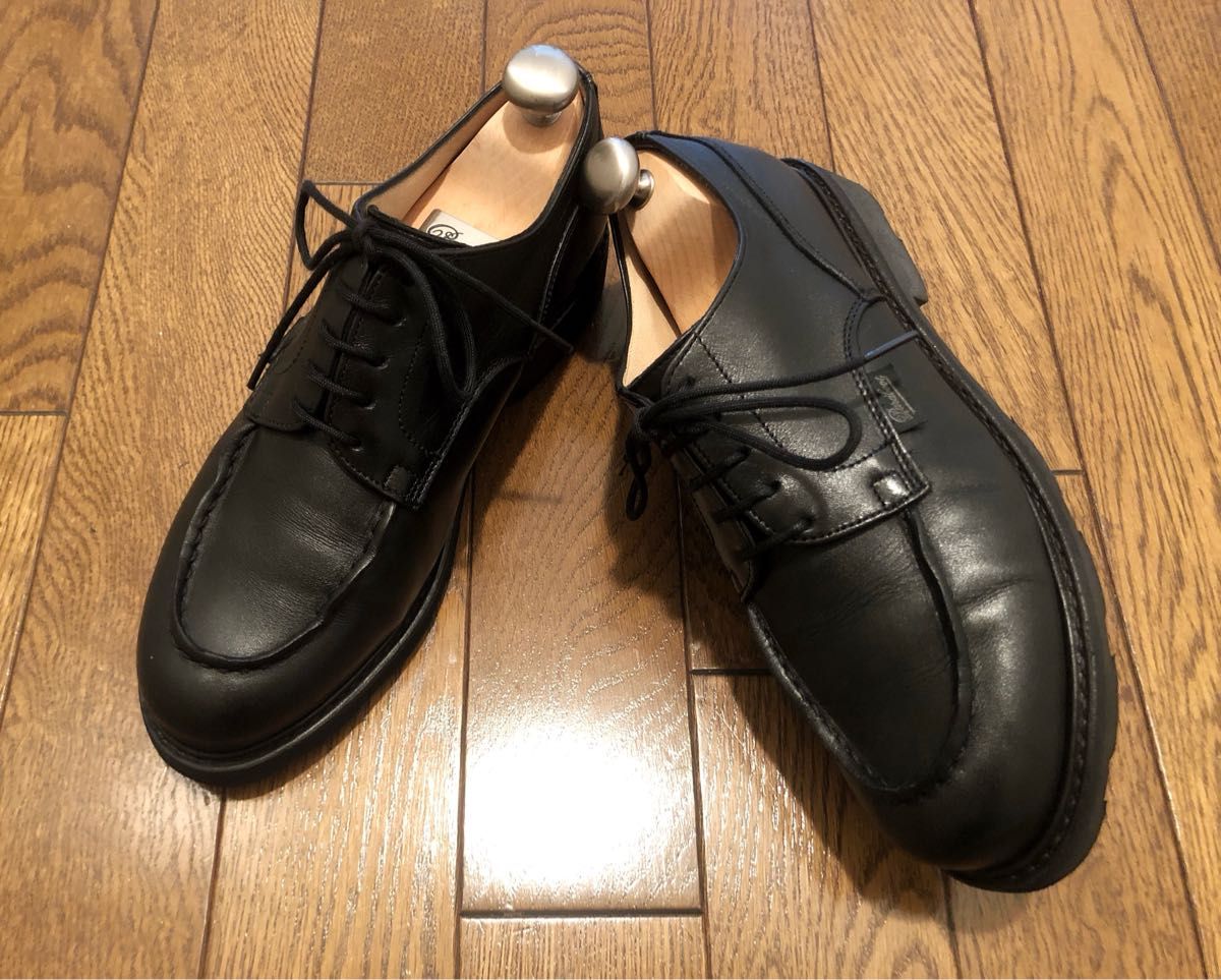 美品★PARABOOT シャンボード レディース サイズ4 CHAMBORD パラブーツ ブラック ミカエル MICHAEL