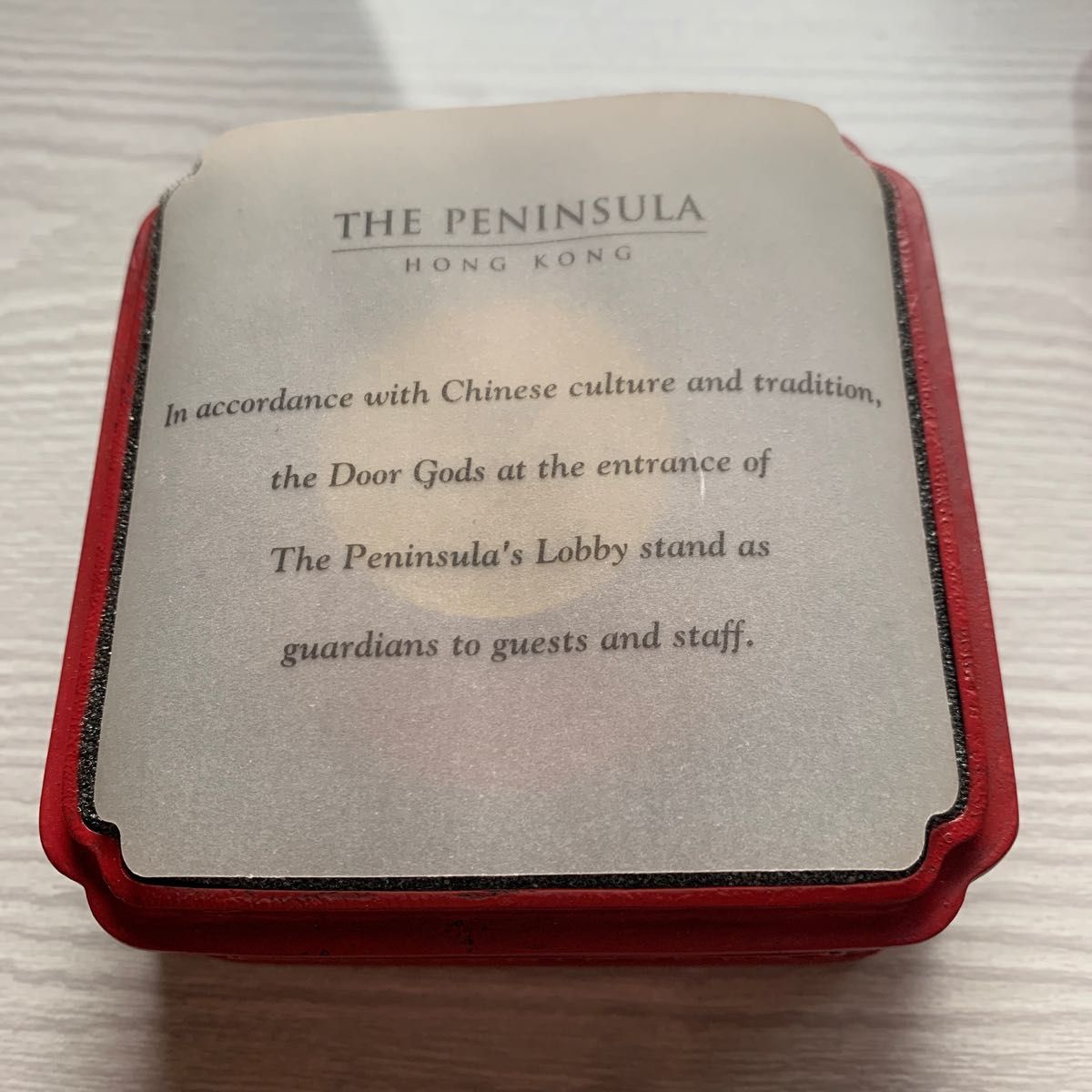最大93%OFFクーポン 香港ペニンシュラホテル The Peninsula 記念 朱漆 彫刻 箱 石鹸 