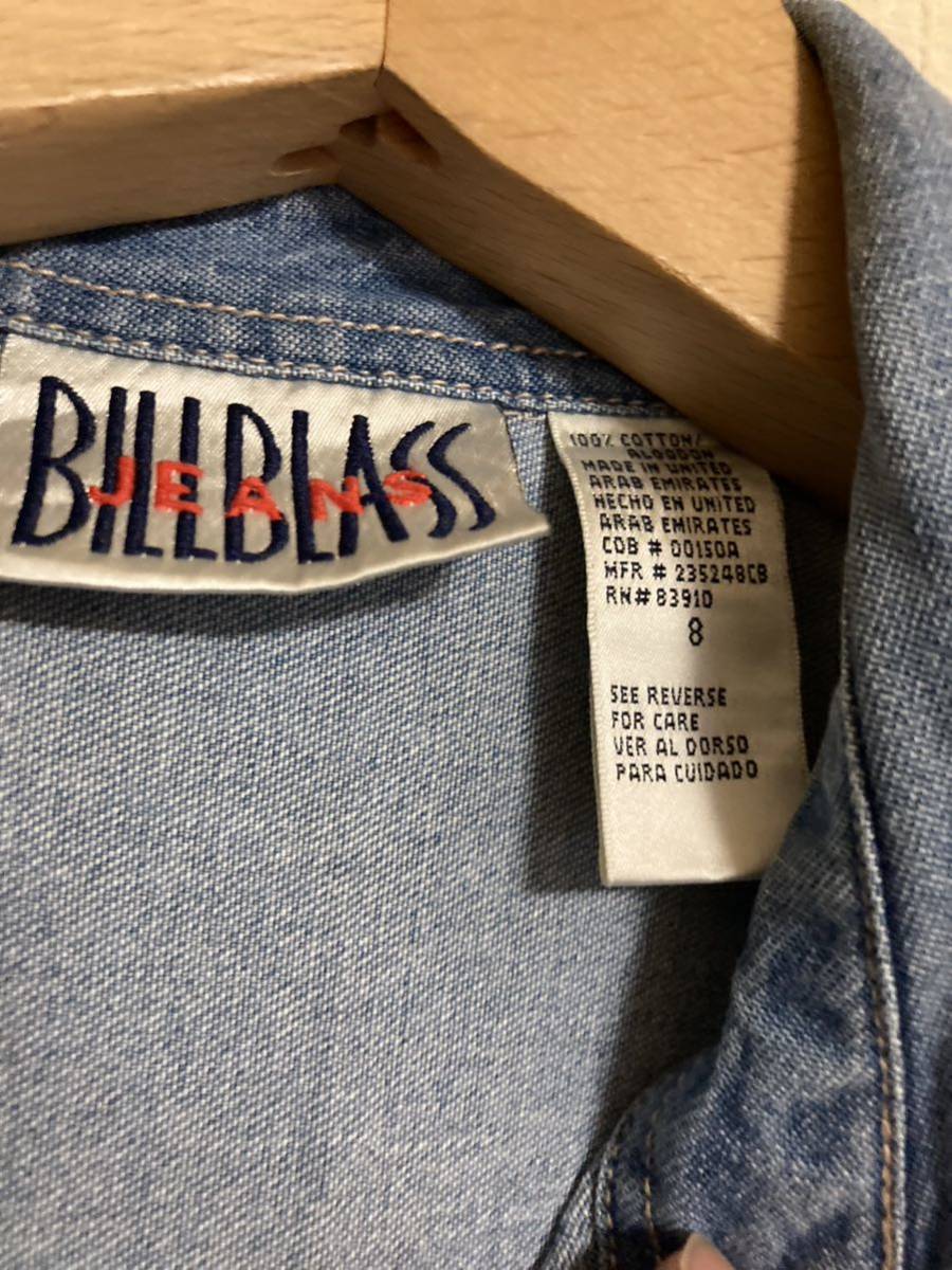90s~ヴィンテージ BILL BLASS JEANS デニムシャツワンピース