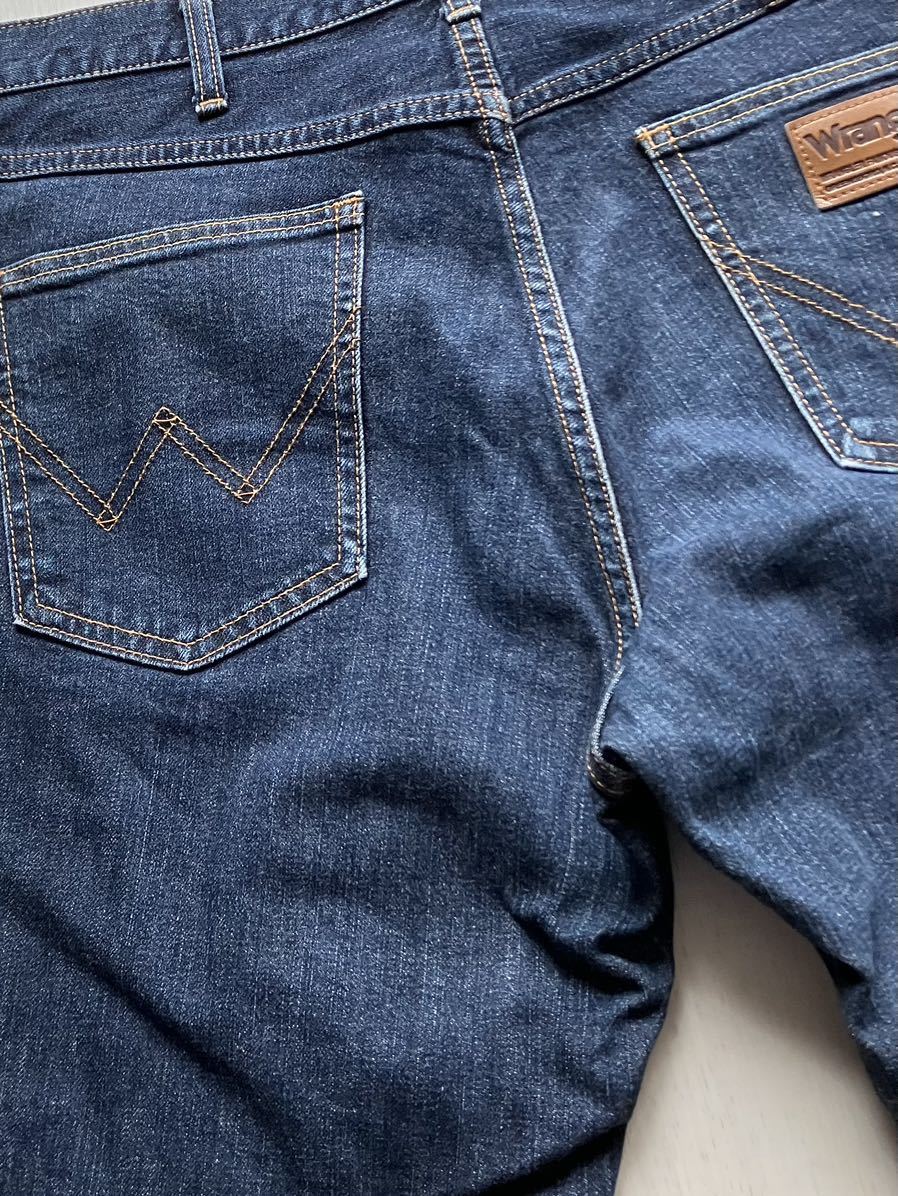 即決 W33 ラングラー wrangler 柔らか ストレッチジーンズ タイトシルエット 企画生産 エドウィン 5ポケット型 ジッパーフライ_画像8