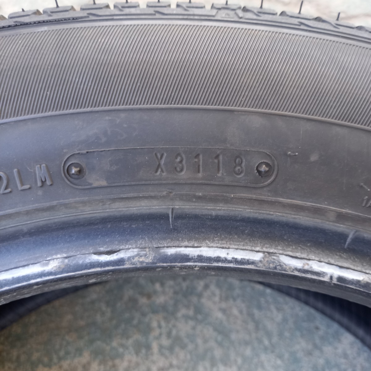 DUNLOP SP SPORT 270 215/55R17 94V 2018年製 8分山. 中古 ダンロップ_画像8