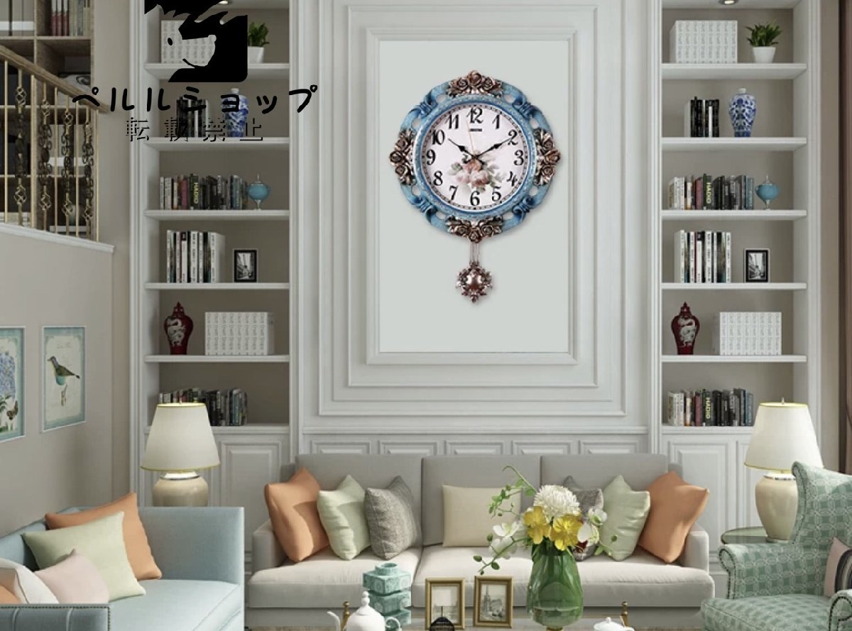 ヨーロッパ 復古 柱時計 応接間 豪華 時計 家庭用 静音時計 おしゃれ 創意 復古 壁掛け時計