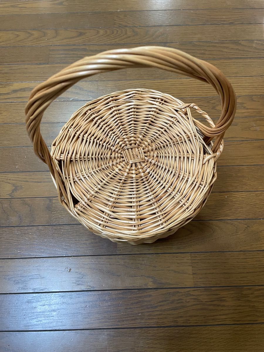 plage購入 ラタンバッグ カゴバッグ-
