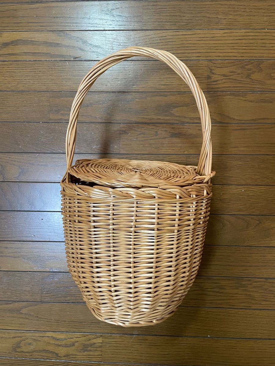 plage購入 ラタンバッグ カゴバッグ-
