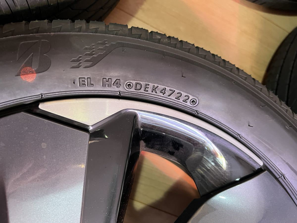 ほぼ新車外し 】日産オーラ純正アルミホイールタイヤ4本セット