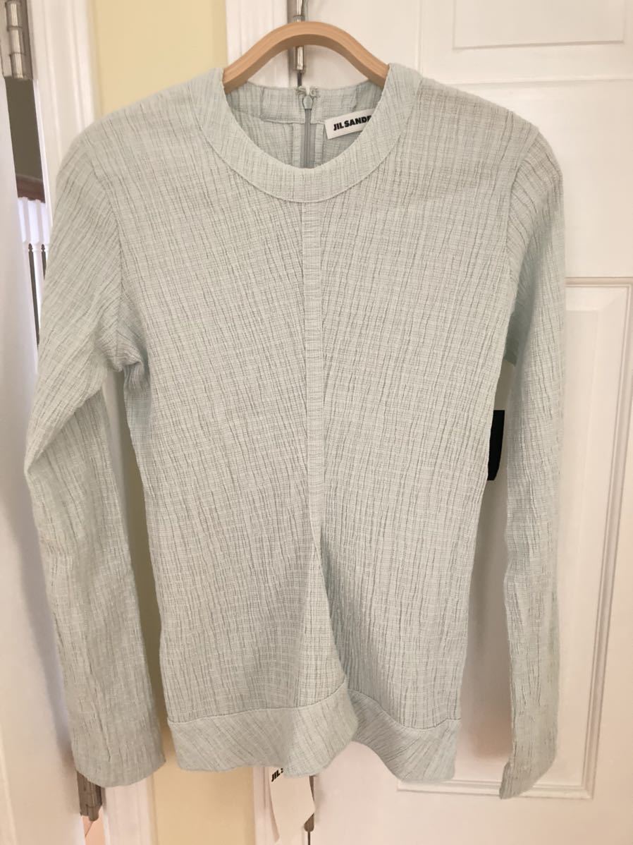 jil sander ジルサンダーミントグリーンカットソー新品 | ithink.lt