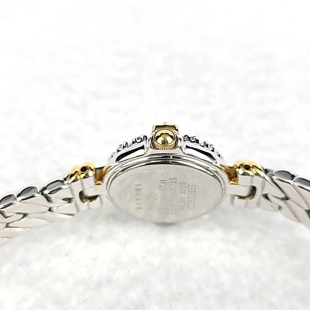 美品稼働品 セイコー SEIKO エクセリーヌ 箱/コマ3付QZ 1F20 美品稼働品 セイコー SEIKO エクセリーヌ 箱/コマ3付QZ 1F20