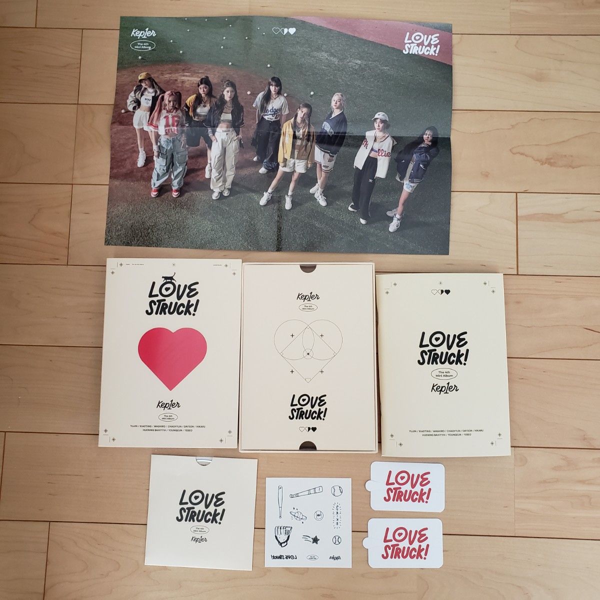 Kep1er韓国 4th Mini Album<LOVESTRUCK!>LOVE STRIKE ver.トレカポスカなしCD未再生