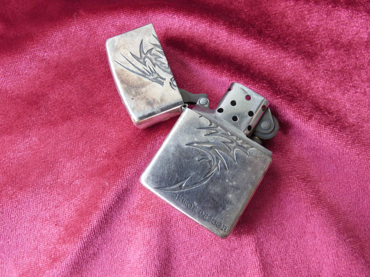 ★zippo ジッポ　ARMOR DRAGON アーマー　ドラゴン　オイルライター　2004 / 中古現状品　　 H03134_画像6