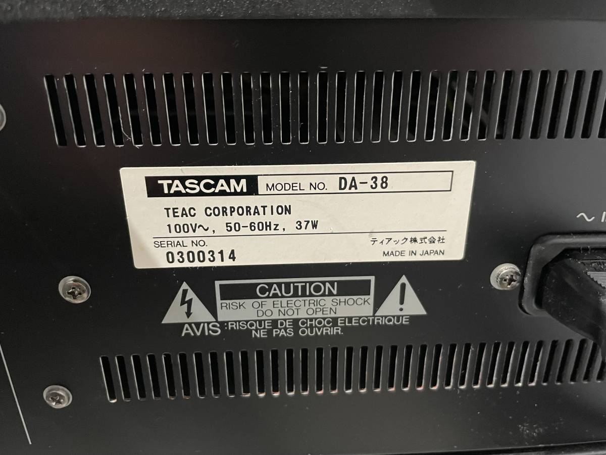 TASCAM DA-38 デジタル 8ch MTR 器材 | endageism.com