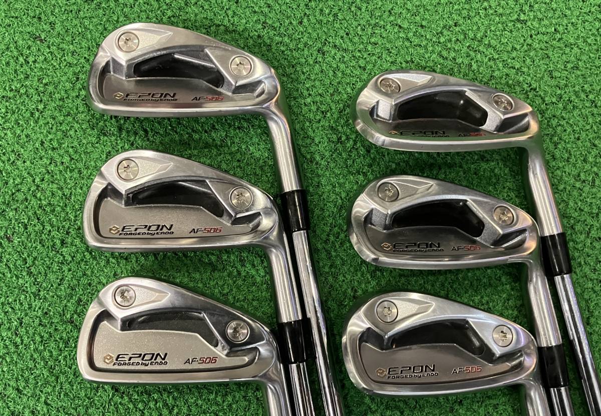 15004【やさしさ+飛距離性能】EPON/エポン AF-506 #5-PW (6本セット