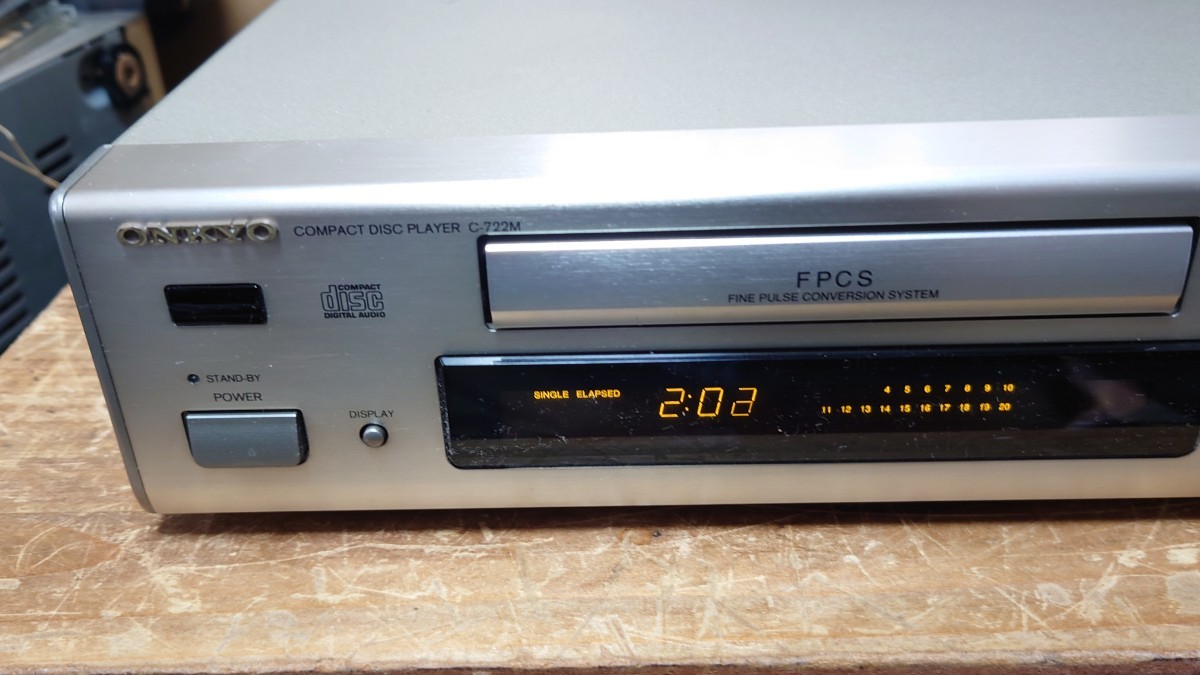 ONKYO CD player C-722M used 