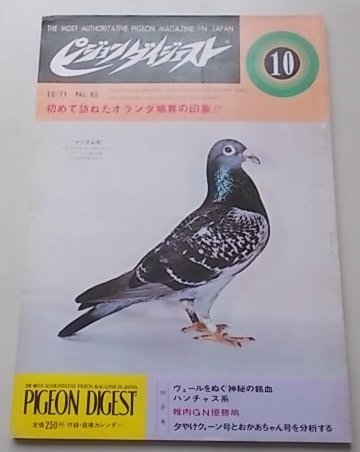  дополнение имеется / Pigeon большой je -тактный 1971 год 10 месяц номер No.63 специальный выпуск :ve-ru... бог .. .. рукоятка коричневый s серия /. внутри GN победа голубь др. 