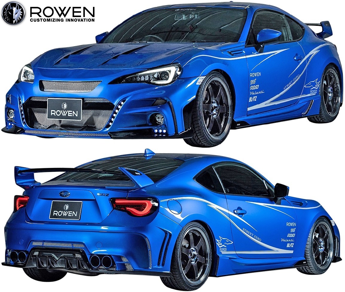 【M’s】SUBARU BRZ 後期 (2016.8-) ROWEN RR STREET ZERO バンパータイプ フルエアロ 3P ／／ FRP ロエン ロウェン ローウェン 1T025X00_画像1