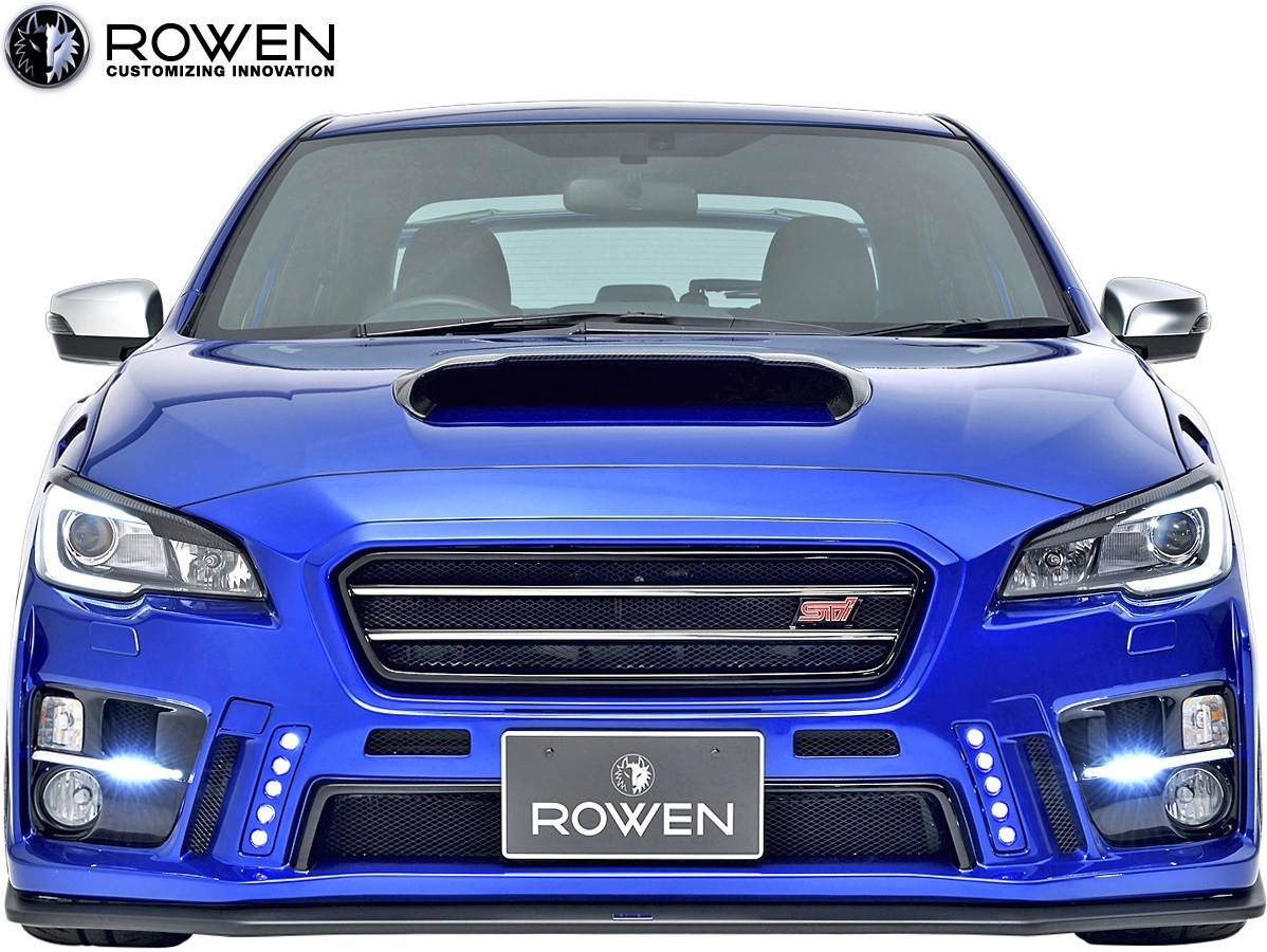 【M’s】スバル WRX STI / S4 A-C型 前期 (2014.08-2017.05) ROWEN SPORT フロントスポイラー ／／ FRP ロエン ロウェン エアロ 1S006A10_画像3