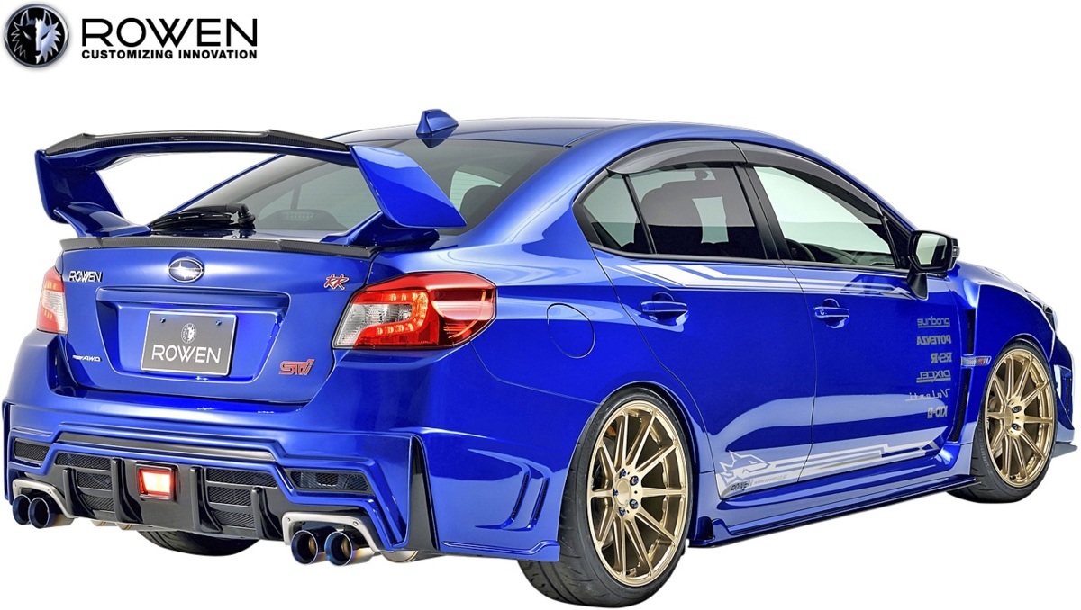 【M’s】前期 WRX STI / S4 A-C型 (2014.08-2017.05) ROWEN SPORT カーボン フロントスポイラー ／／ CARBON ロエン ロウェン 1S006A11_画像8