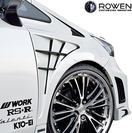 【M’s】TOYOTA 40 プリウスα G's (2015.02-) ROWEN SPORT RRフロントフェンダー 左右 ／／ FRP ロエン ロウェン エアロ パーツ 2T005F00_画像1