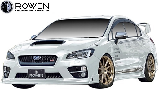 【M’s】SUBARU WRX STI / S4 A-C型 前期 (2014.08-2017.05) ROWEN SPORT サイドアンダースポイラー LR ／／ FRP ロエン ロウェン 1S006J00_画像9