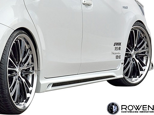 【M's】TOYOTA 40 プリウスα 前期 ZVW40/41 (2011.5-2014.11) ROWEN サイドステップ 左右 ／／ FRP ロエン エアロパーツ 1T005J00_画像2