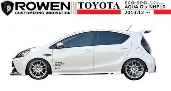 【M's】トヨタ アクア 前期 / アクア G's サイドステップ ROWEN TOYOTA AQUA NHP10 1T006J00 ロエン_画像1