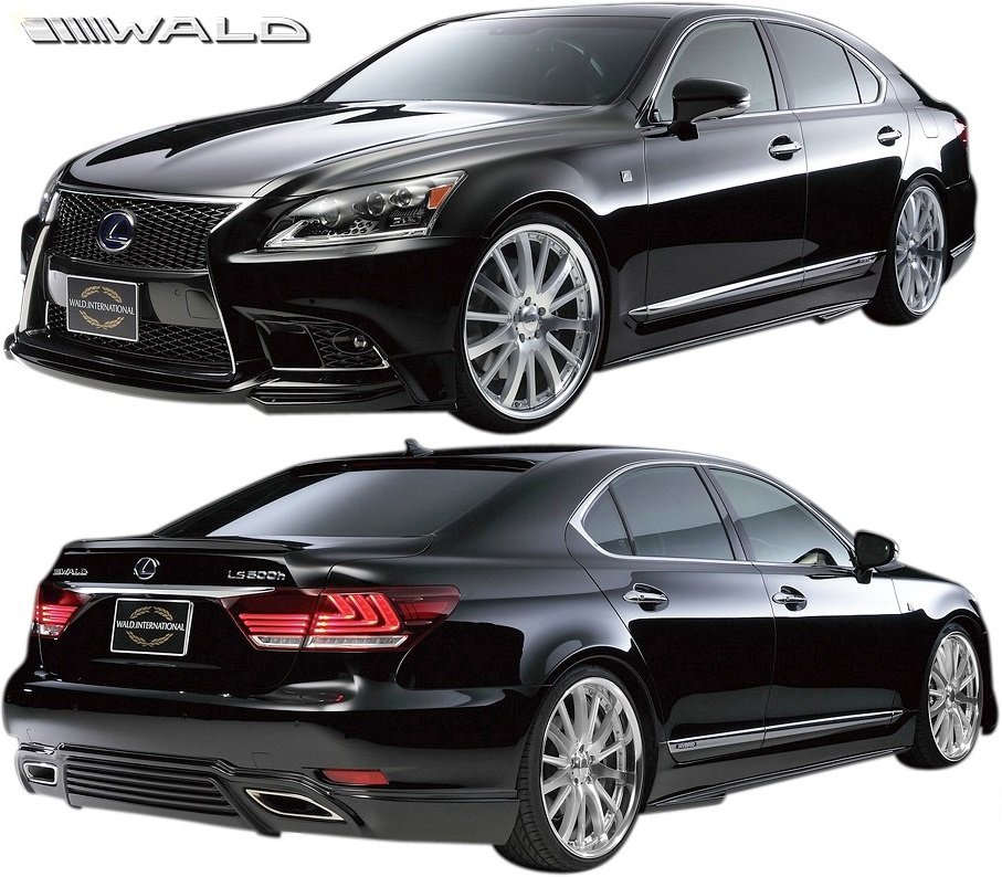 【M’s】 レクサス 40系 LS 後期 LS460 LS600h F SPORT (H24.10-H29.10) WALD EXECUTIVE LINE フロントスポイラー FRP ヴァルド エアロ_画像5