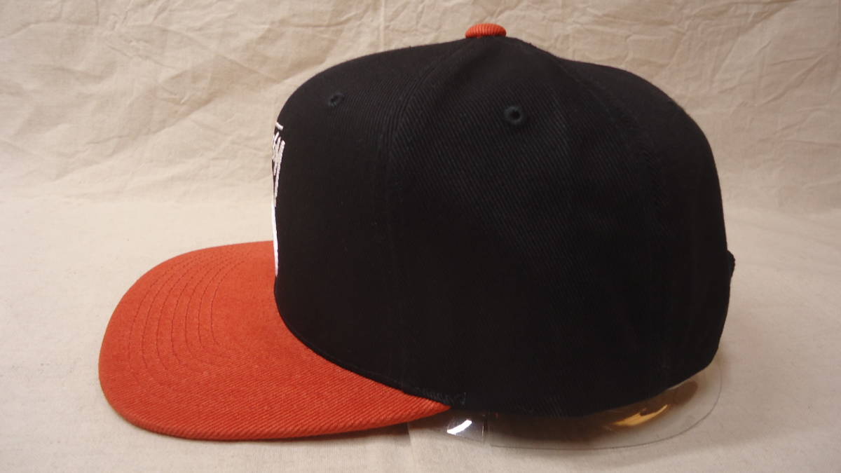 Stussy TWILL STOCK 8 BALL CAP 黒/オレンジ OSFA %off ステューシー