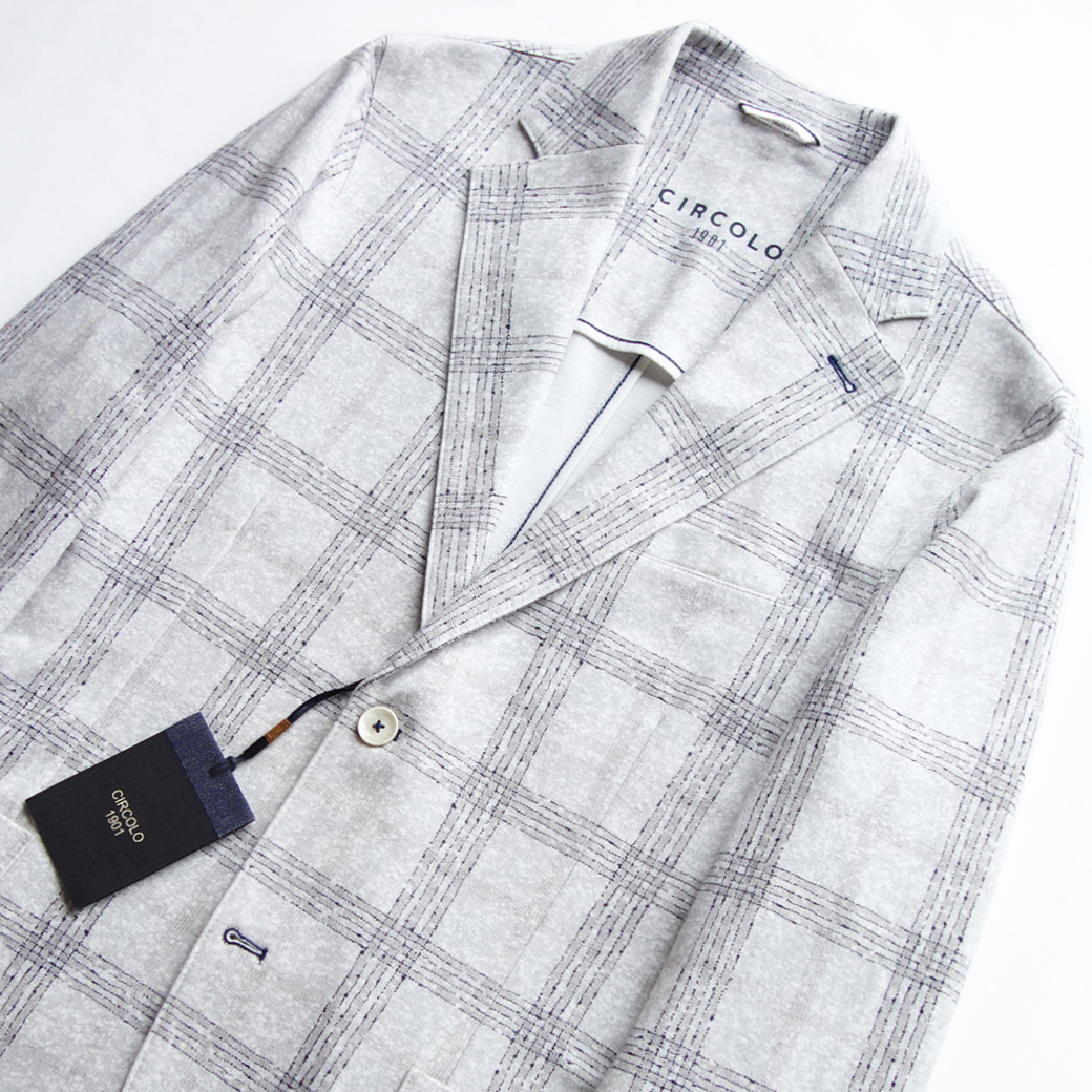 CIRCOLO1901 チルコロ 】 新品 春夏 コットンサマーツイード鹿の子