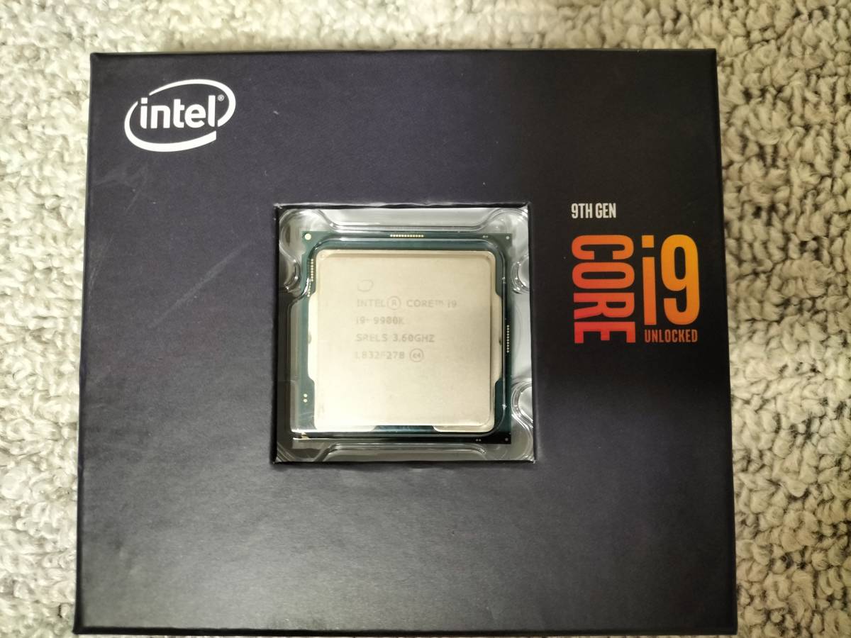 Intel 第9世代 Core i9 9900K (8コア 16スレッド 最大5.0GHz) インテル