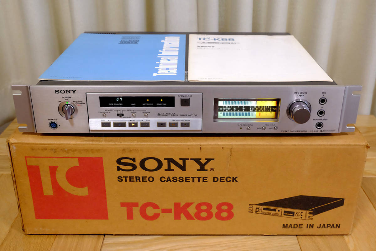 Yahoo!オークション - SONY TC-K88(極美品・動作品) Yahoo!オークション - SONY TC-K88(極美品・動作品)